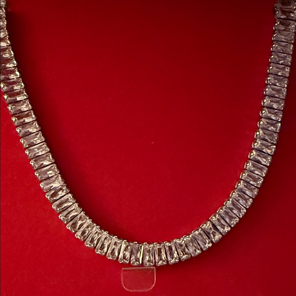 Dazzling Silver Necklace by Jaclyn Roxanne - Picture 2 of 3